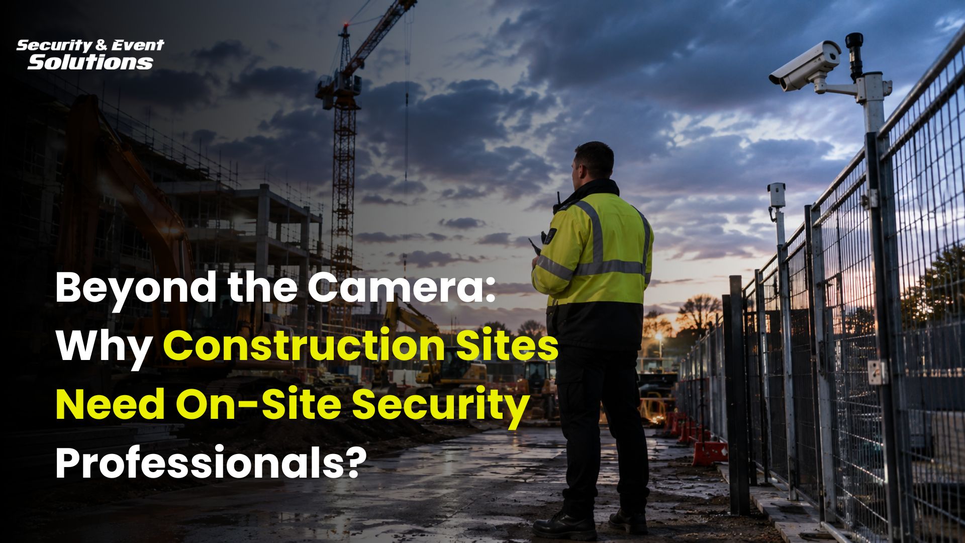Construction Sites Need On-Site Security